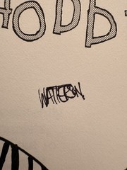 BILL WATTERSON signed autograph Calvin Hobbes JSA
