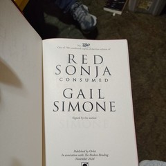 Red Sonja Consumed Gail Simone UNSIGNED Ltd Ed 330 of 750 Hardcover DJ