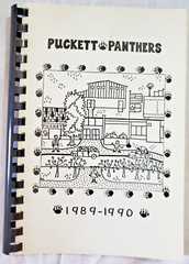 Puckett Panthers 1989-1990 Cookbook Elementary School Recipes Amarillo Tx