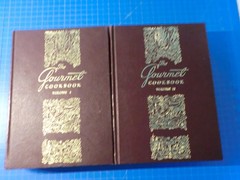 The Gourmet Cookbook Vol. 1 & 2 Hardcover Vintage Set 1st Edition 14th printing