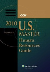 U.S. MASTER HUMAN RESOURCES GUIDE By Cch Incorporated *Excellent Condition*