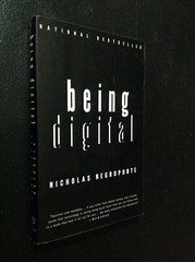 Being Digital by Nicolas Negroponte 1995 Trade Paperback (Like New)