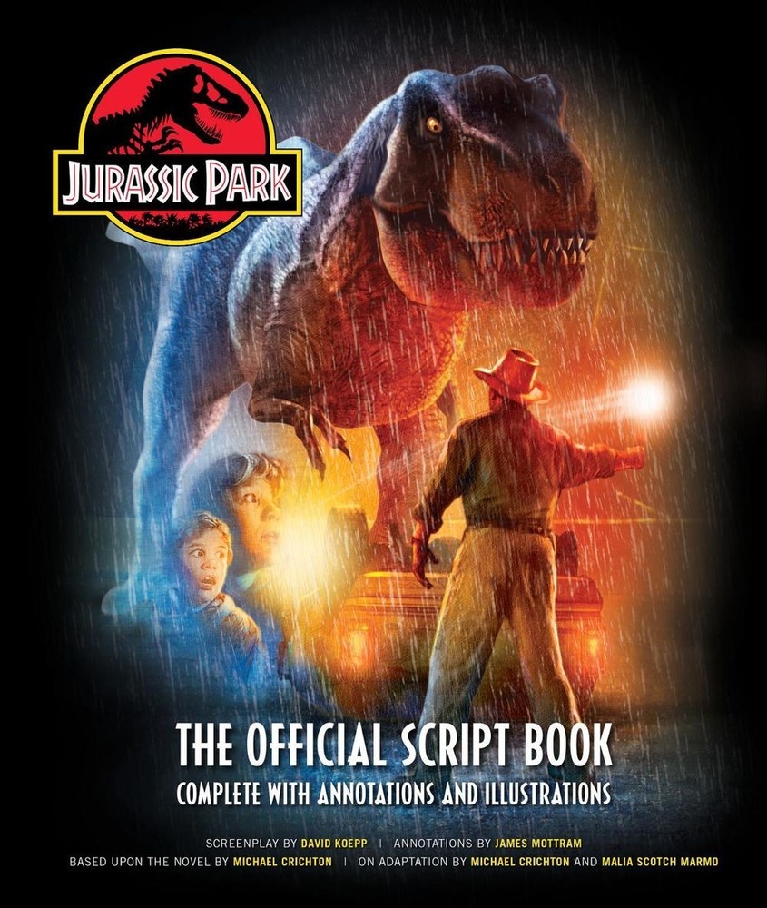 Jurassic Park: The Official Script Book by James Mottram Hardcover Book