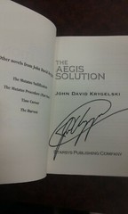 The Aegis Solution, John David Krygelski, 9780983052845, New, Signed by Author