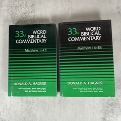 Word Biblical Commentary Vol. 33A & 33B, Matthew 1-13 & 14-28 Donald A Hagner