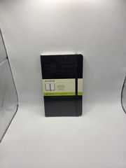 Moleskine Classic Notebook, Large Plain Black Hard Cover 5 X 8.25 inches
