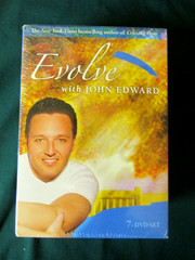 EVOLVE – with JOHN EDWARD – 7 DVD SET and 3 DISC INTIMATE READINGS -DVD’S