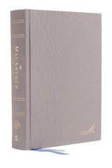 NASB, MacArthur Study Bible, Gray Hardcover, 1995 Text, Comfort Print: Unlea…