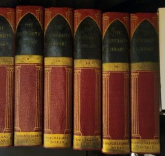 1936 The University Library books 1-5, 7-10 ,13,16,21