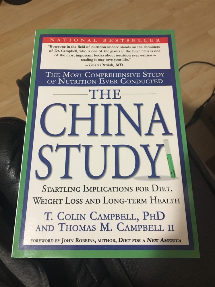 The China Study: The Most Comprehensive Study of Nutrition Ever Conducted GREAT