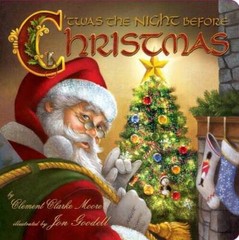 Twas The Night Before Christmas – Board book – VERY GOOD