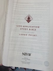 NIV Life Application Study Bible Third Edition Large Print Red Letter Lay-Flat