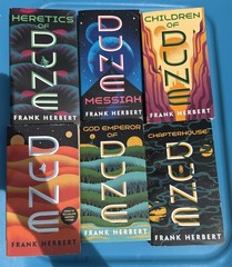 Complete Dune Series by Frank Herbert 6 Books Mass Market Paperback Set
