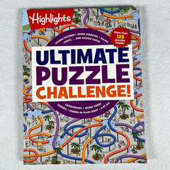 Highlights Ultimate Puzzle Challenge Book Hidden Pictures Word Search Mazes Used