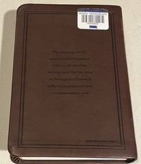 NLT Premium Value Compact Bible, Filament Enabled (LeatherLike, Dark Brown Fra..