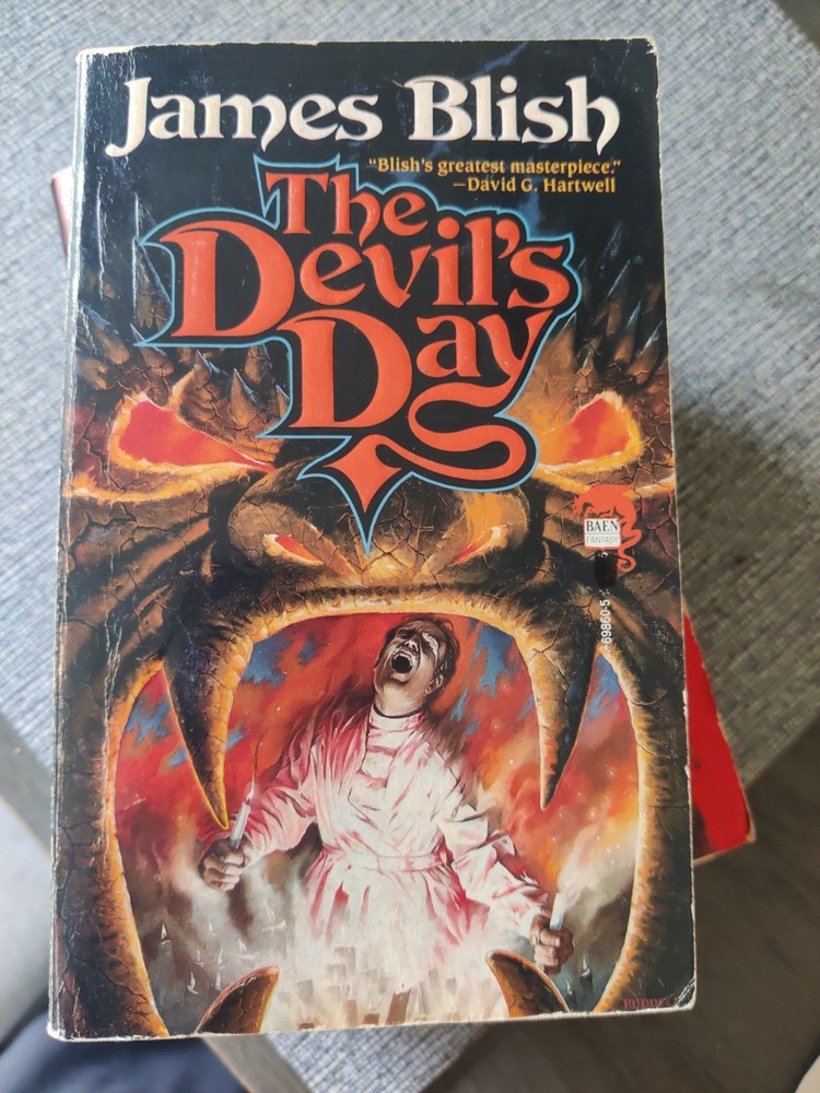 The Devil’s Day by James Blish. 1990 Baen Black Easter & Day After Judgement