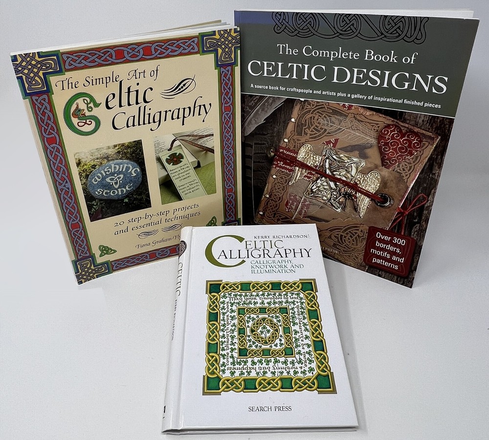 Three Celtic Calligraphy & Design Books – Search Press & CICO Books