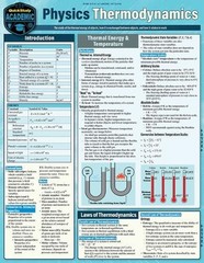 Physics – Thermodynamics: A Quickstudy Laminated Reference Guide by PH D. Brett