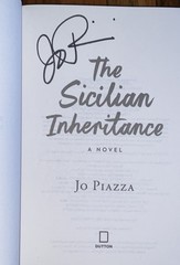 Jo Piazza- The Sicilian Inheritance -SIGNED PB Unread