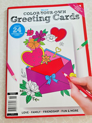 COLOR YOUR OWN GREETING CARDS Create 24 Fun & Festive Cards – Children & Adult