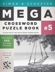 Simon & Schuster Mega Crossword Puzzle Book #5 by John M Samson: Used