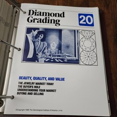 Diamond Grading GIA Ring Bound Gemological Institute Of America 1-22