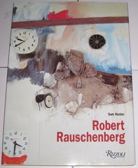 Robert Rauschenberg hardback book, 8.5 in. X 12 in., mint condition
