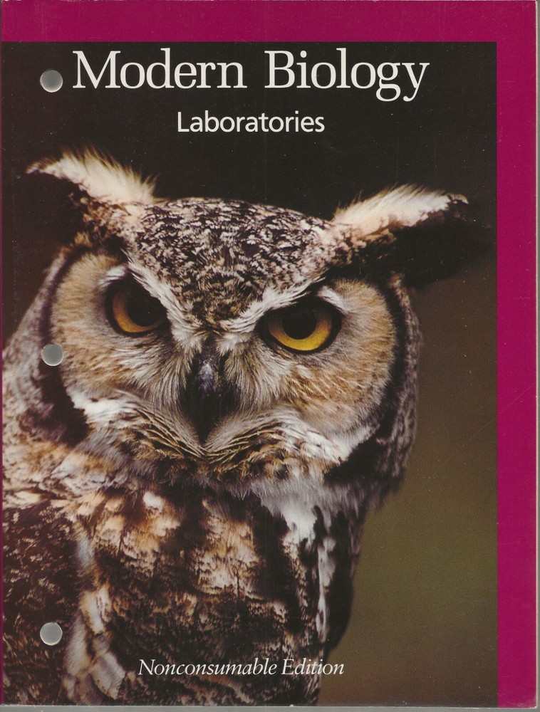 Modern Biology Laboratories Workbook Nonconsumable Ed. (1991 Holt, Rinehart Win)