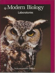 Modern Biology Laboratories Workbook Nonconsumable Ed. (1991 Holt, Rinehart Win)