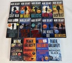 Mark Greaney Lot 1st 14 Gray Man Paperbacks Gray Man to Midnight Black