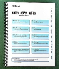 Roland Fantom 06 07 08 Reference Manual: 122 Color Pages & Protective Covers