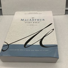 The MacArthur Study Bible Second Edition NASB by John MacArthur Paperback USED