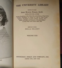 1936 The University Library books 1-5, 7-10 ,13,16,21