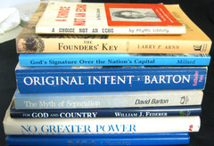 Christian America book lot David Barton, Federer, Halverson, Larry Arnn PB/HCDJ