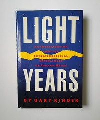 LIGHT YEARS by GARY KINDER 1987 Hardcover First Edition Vintage Extraterrestrial