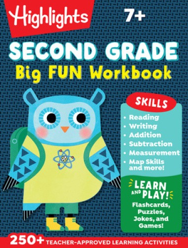 Second Grade Big Fun Workbook: 256-Page Skills Workbook for Grade 2, Language