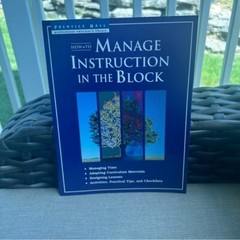 Prentice Hall, mange instruction in the block, educator’s library, 1998, 122 pg