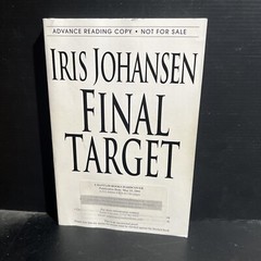 Advance Reading Copy Uncorrected Proof Final Target Iris Johansen Trade PB 2001