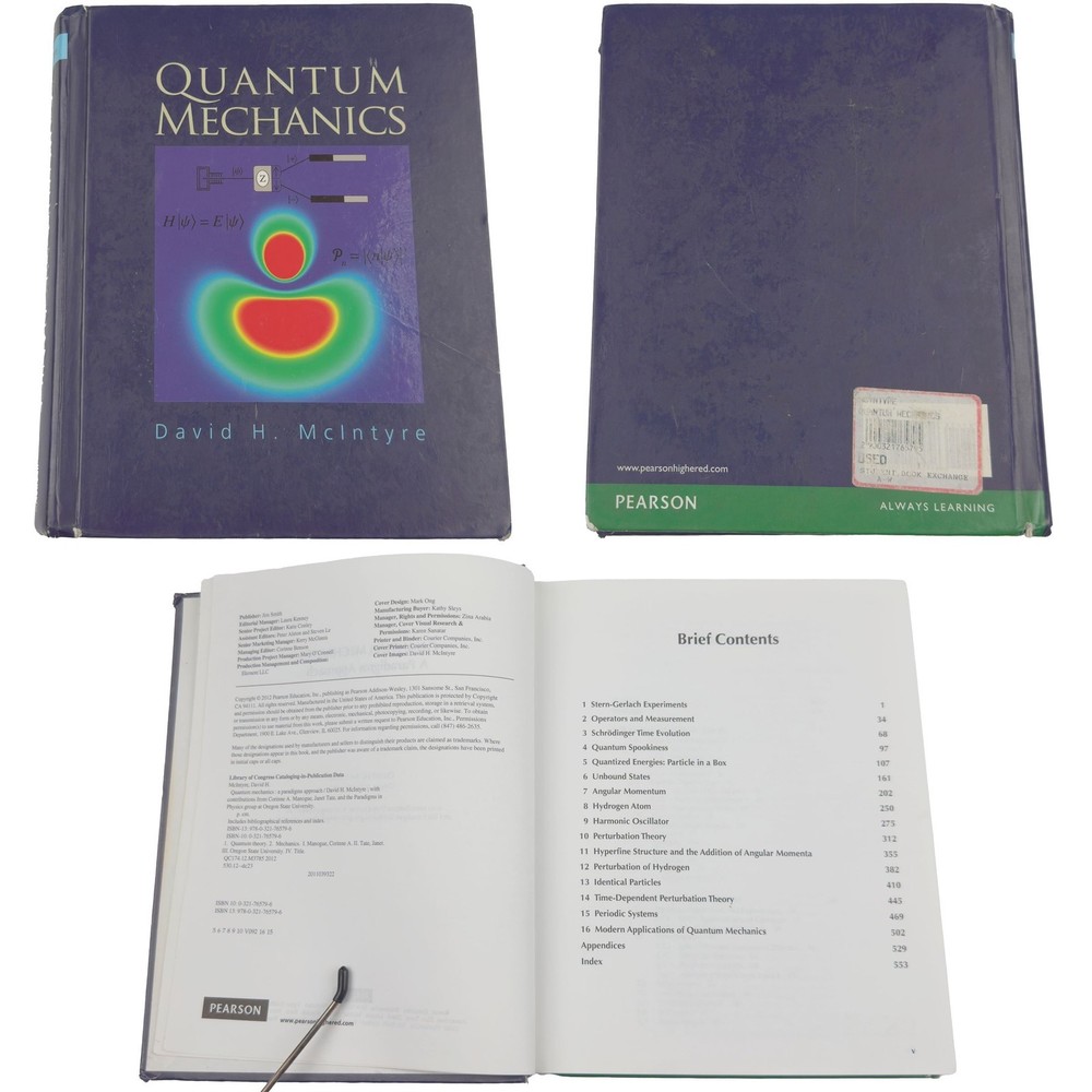 2012 David H. McIntyre — Quantum Mechanics, 1st Edition HC