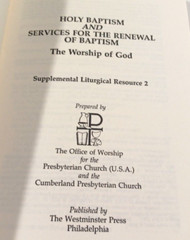 The Service For The Lord’s Day & Baptism – Westminster Press (Paperback, 1984)