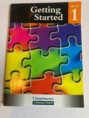 WEIGHT WATCHERS week 1 GETTING STARTED points WINNING POINTS