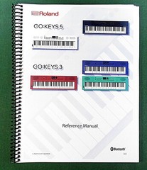 Roland GO:Keys 3 / GO:Keys 5 Reference Manual: 75 Pages & Protective Covers