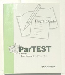 Users Guide ParTEST For Windows Item Banking & Test Generation Paperback Book