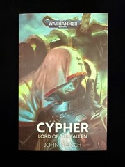 Cypher: Lord of the Fallen by John French Black Library Books Warhammer 40K