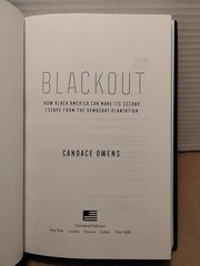 BLACKOUT by CANDACE OWENS 2020 Bookplate SIGNED 1st Edition 10th Printing HCDJ