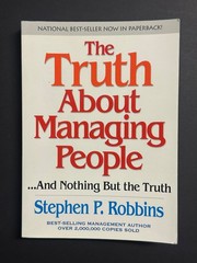 The Truth About Managing People Stephen P. Robbins 1998 Paperback Prentice Hall