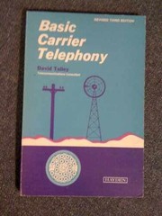 Basic carrier telephony – Paperback, by Talley David – Good