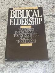Small Booklet Biblical Eldership Alexander Strauch Paperback Booklet