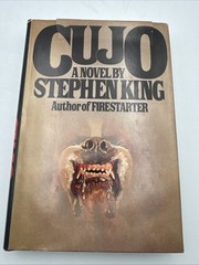 CUJO BY STEPHEN KING FIRST EDITION HARDCOVER w/ DJ 1981 Book Club Edition
