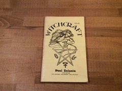 Witchcraft: History, Philosophy, Rituals, Paul Zalasin, 1979 Paperback, 5th Ed.